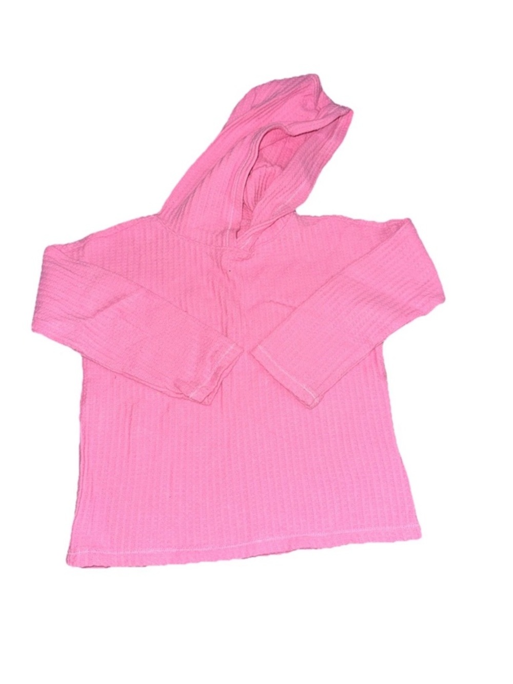 Garanimals Soft Pink Hooded Waffle Knit Pullover Top 4T